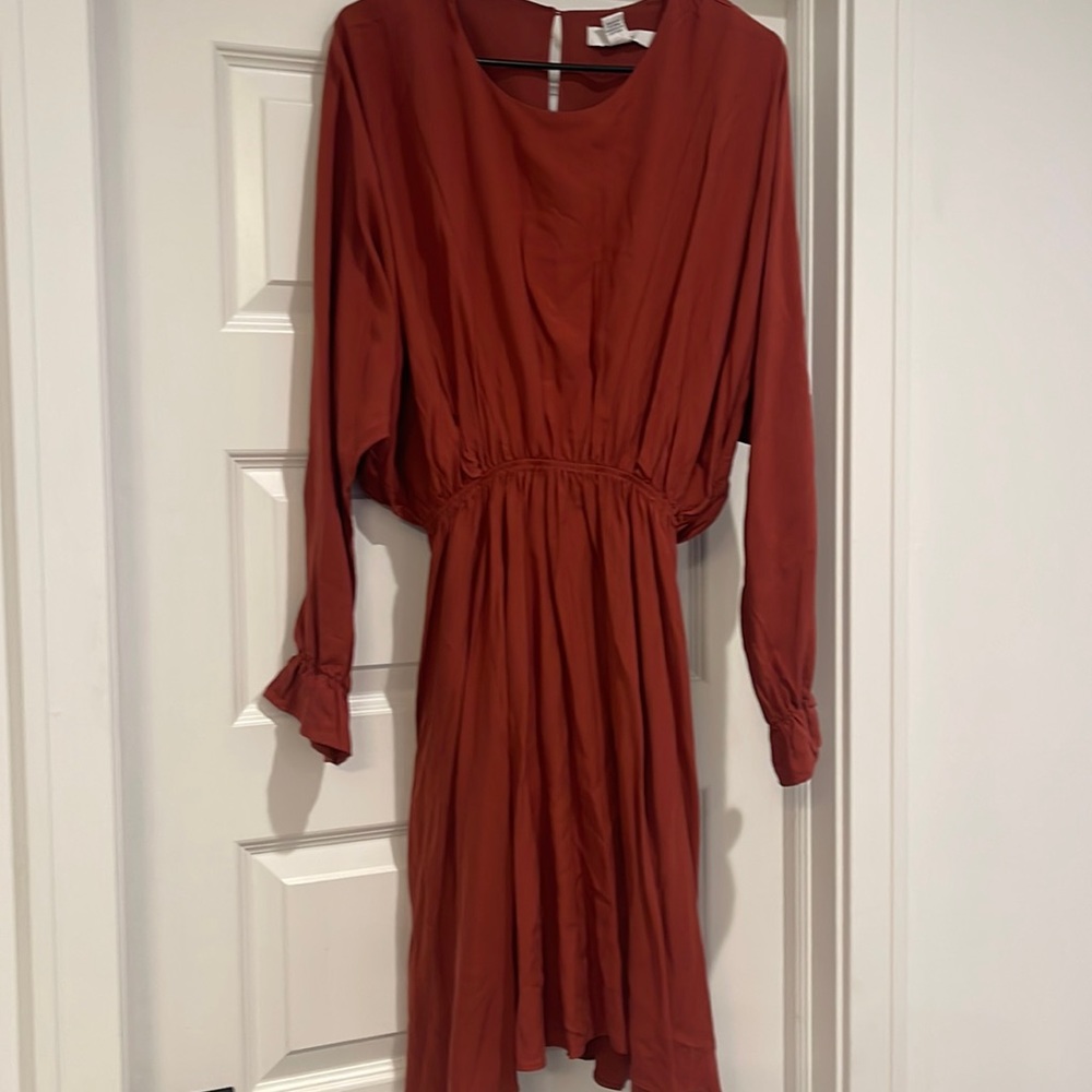 Forever 21 burnt orange dress.